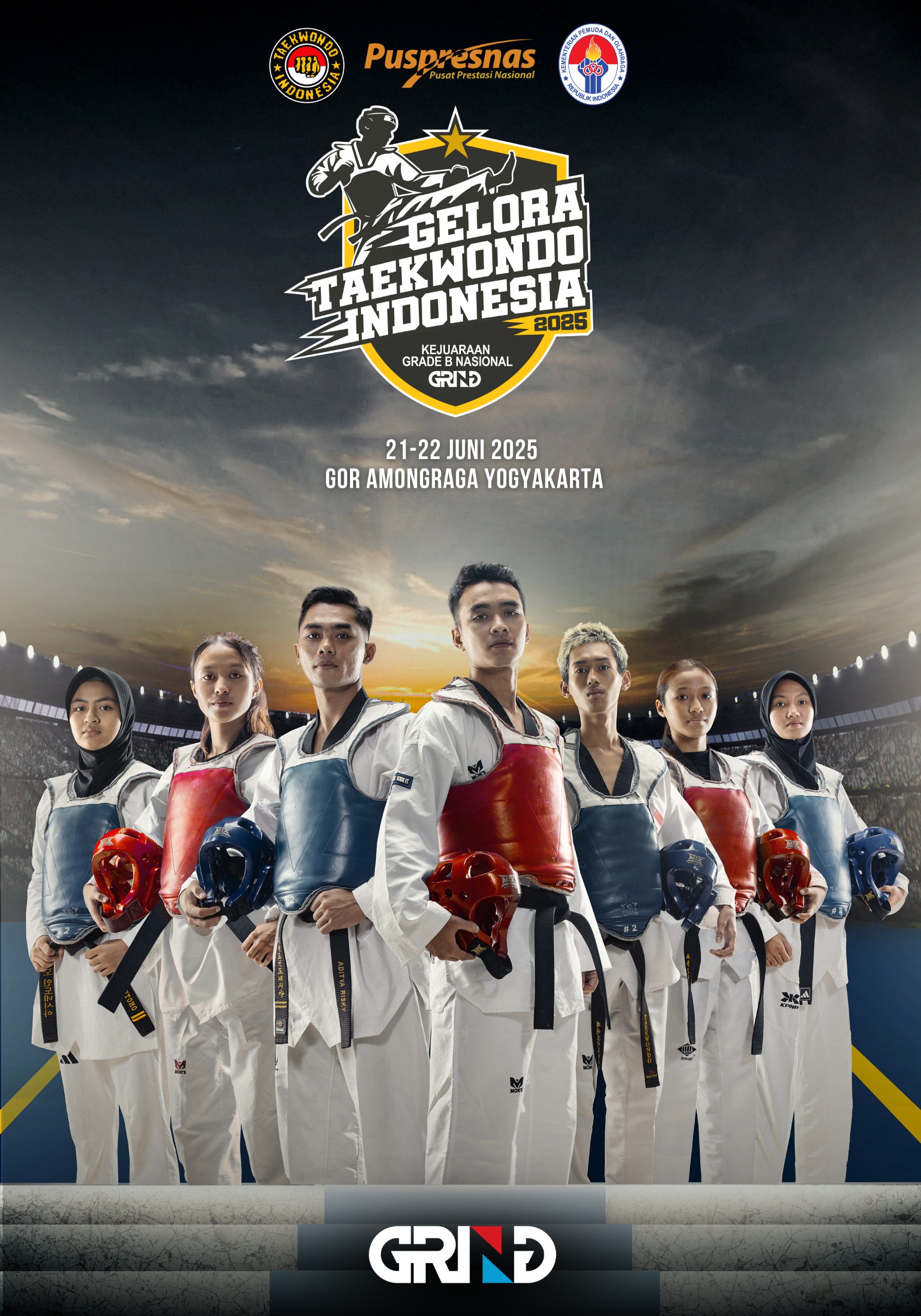 Panggung Juara Taekwondo Indonesia KOBAR TAEKWONDO ACADEMY X CENDEKIA