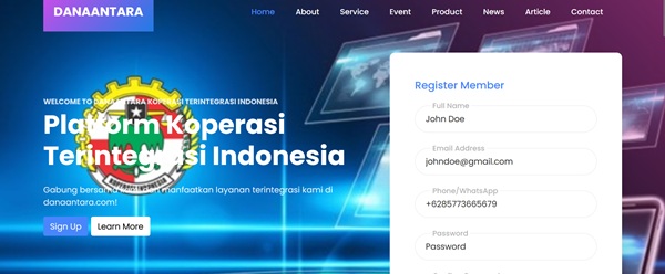 Danaantara Platform Koperasi Terintegrasi Indonesia KOBAR TAEKWONDO ACADEMY X CENDEKIA